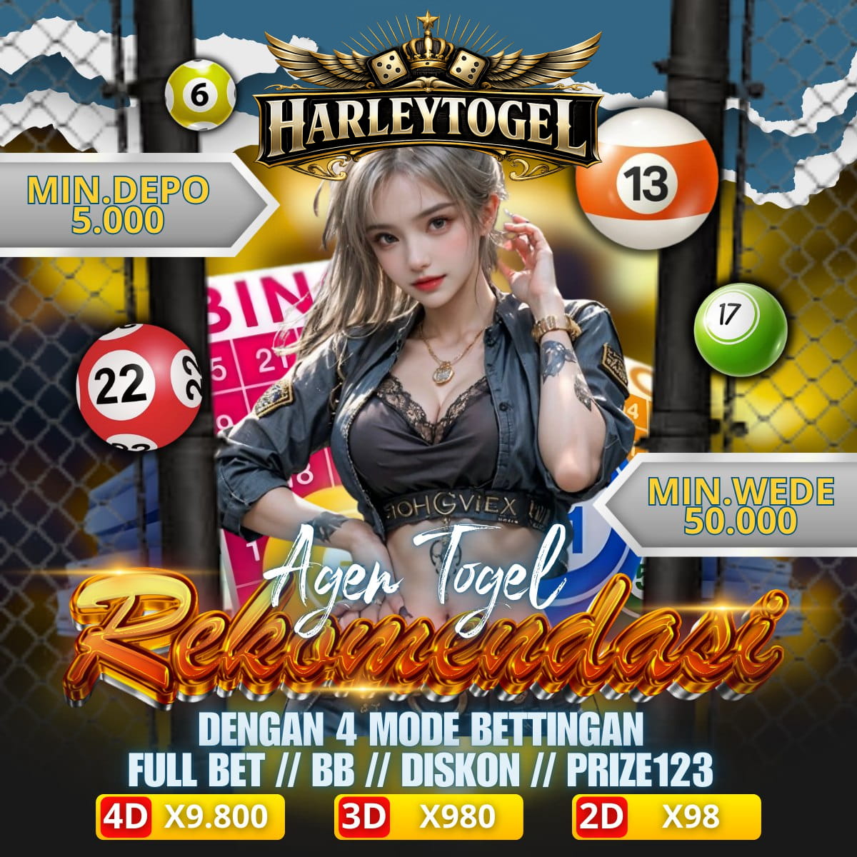 Galeri foto HARLEYTOGEL # Pusat Situs Toto Togel Hadiah Menang Besar 10 Juta di Jakarta